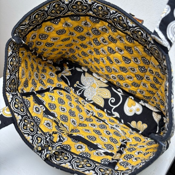 VERA BRADLEY Discontinued Bird Floral Geometric Quilted Cotton Shoulder Bag - Picture 6 of 15